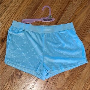 Juicy Couture Sky Blue Pajama Shorts